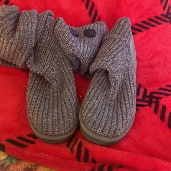 UGG Knit Sweater Tall Women's Boots Size 8 - Picture 8 of 8